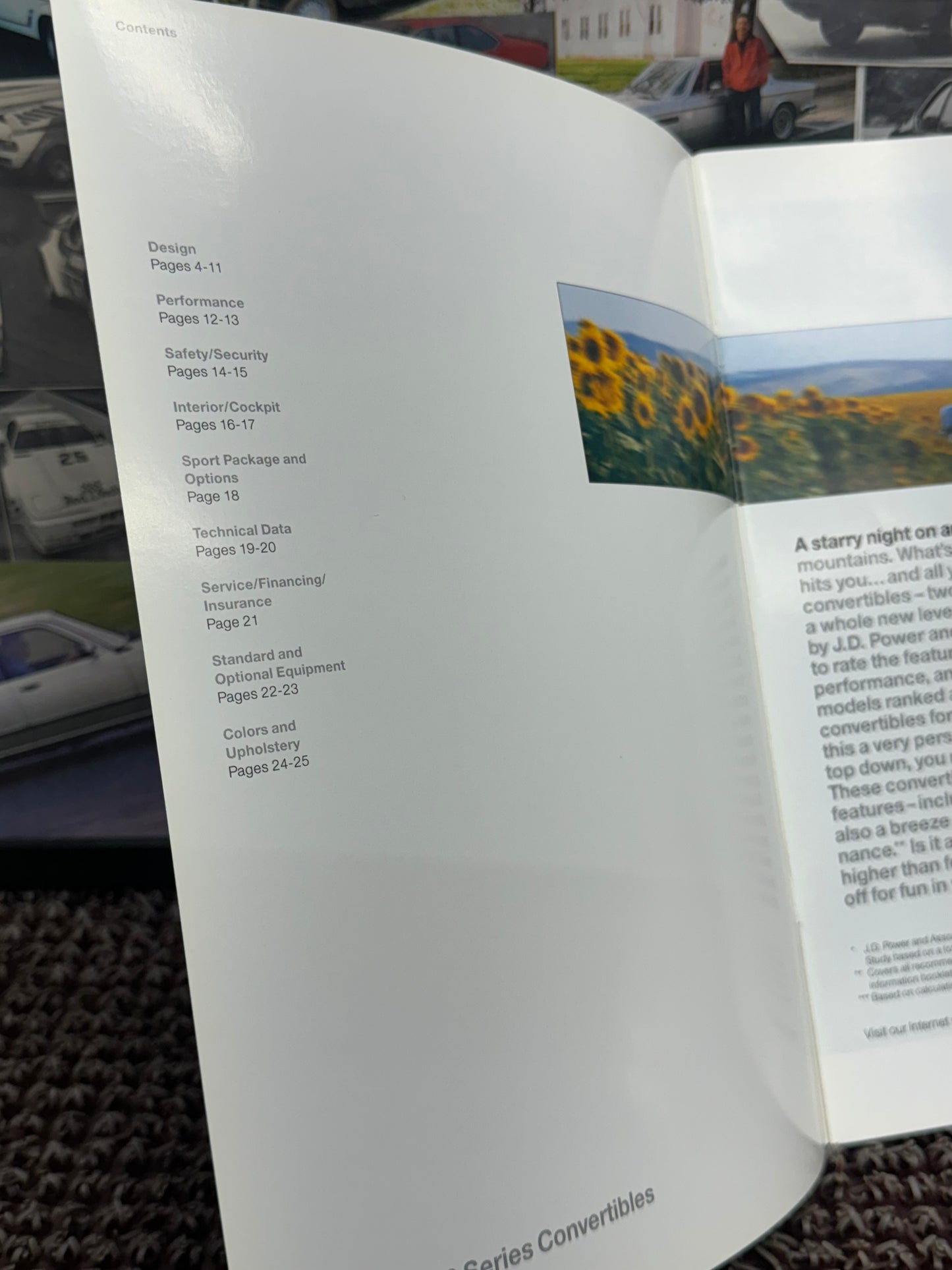 BMW E36 318i 328i Convertible 1996 Booklet
