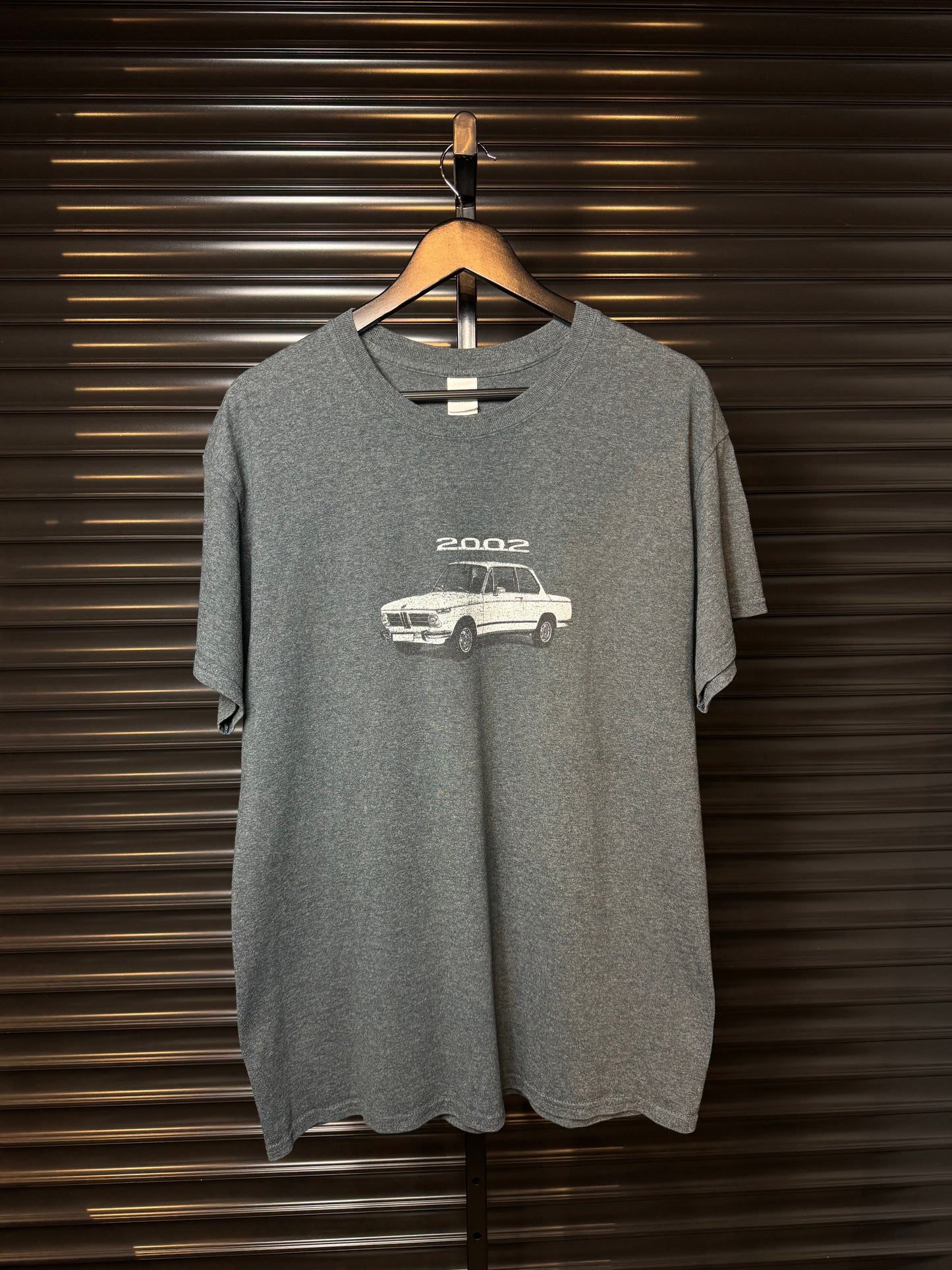 Vintage BMW E10 2002 White Car Tee - Large
