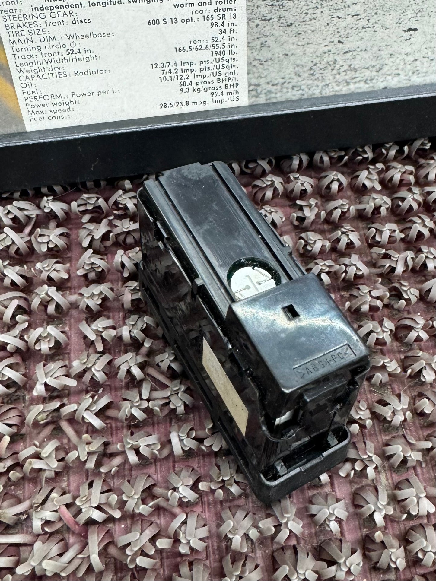 BMW E46 Hazard Central Door Lock Switch - 8368920