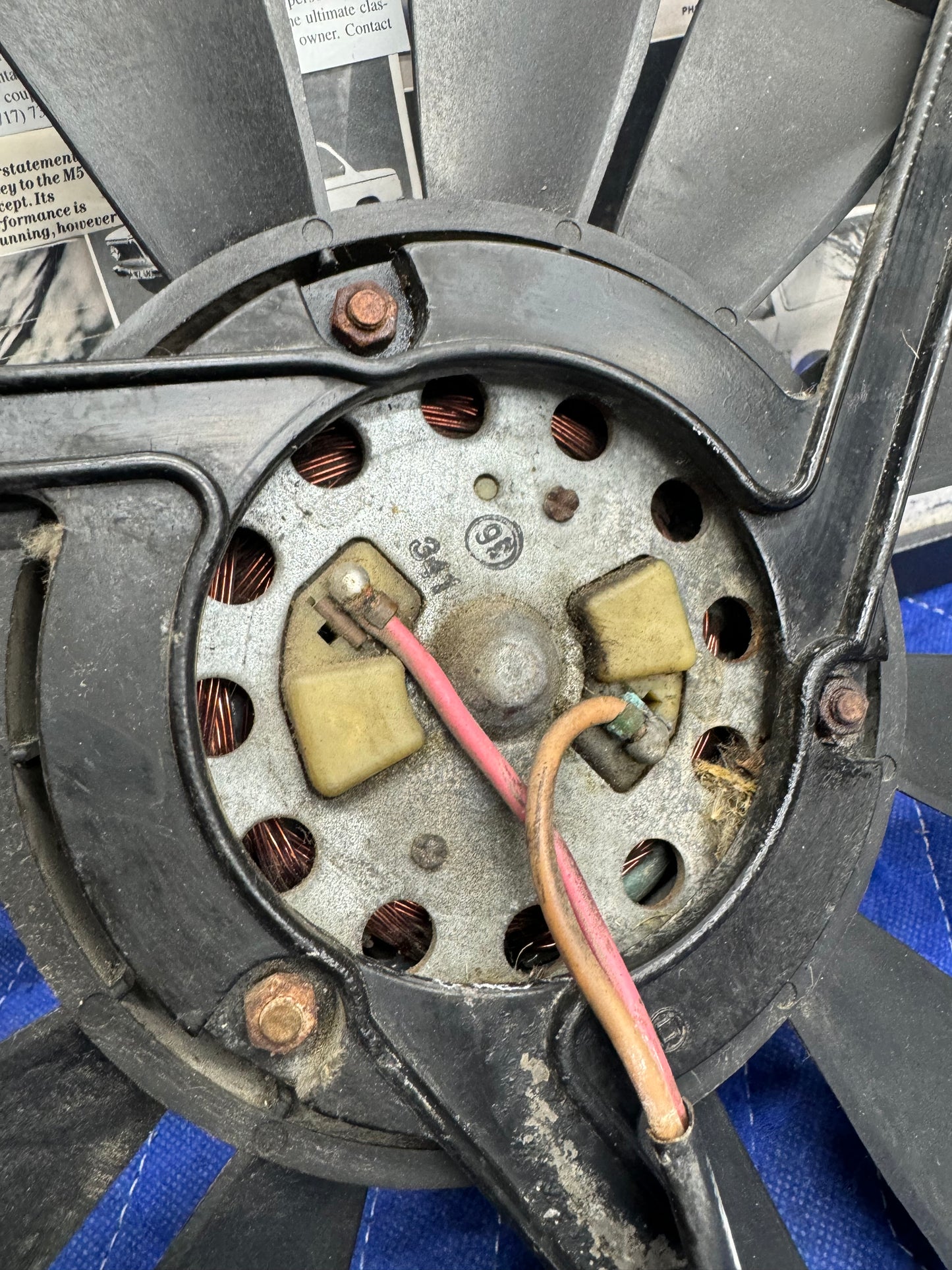 BMW OEM Electric AC Condenser Fan