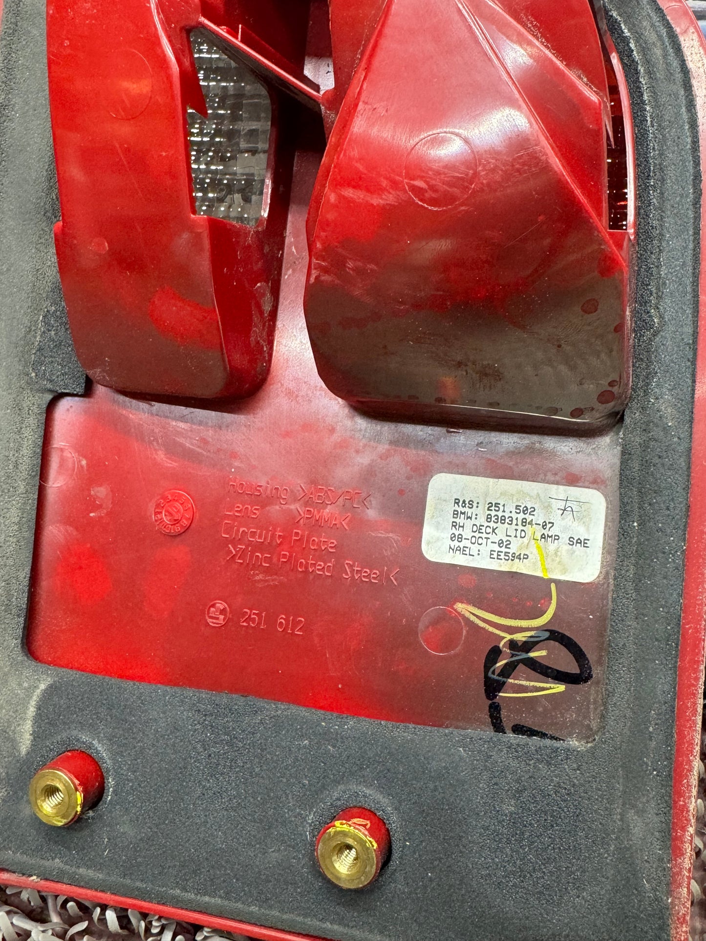 BMW E53 X5 2000-2003 Rear Inner Trunk Taillight OEM Set