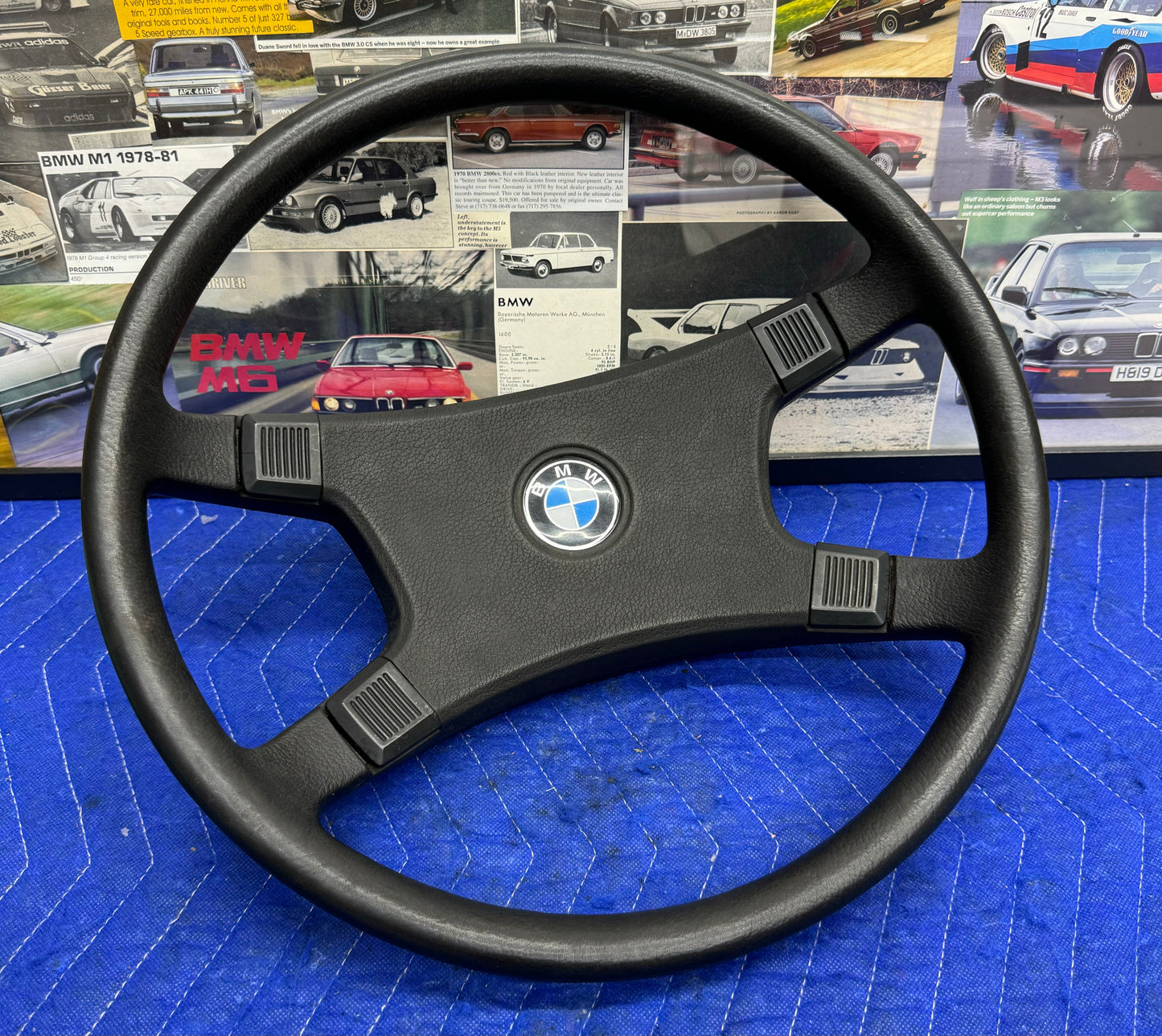 BMW E23 4-Spoke Steering Wheel