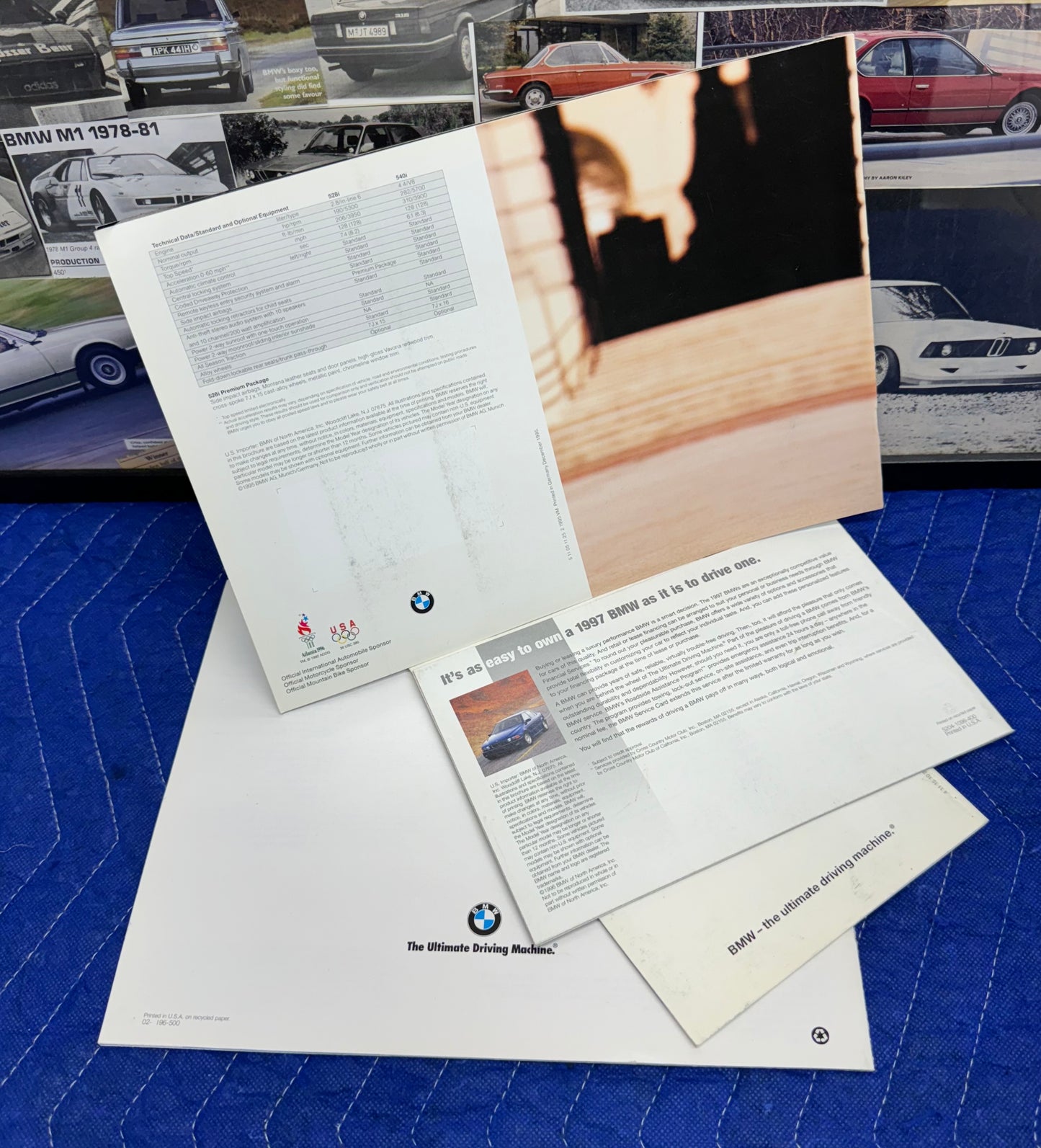 90’s BMW Brochure Booklets - 4 Pc Lot