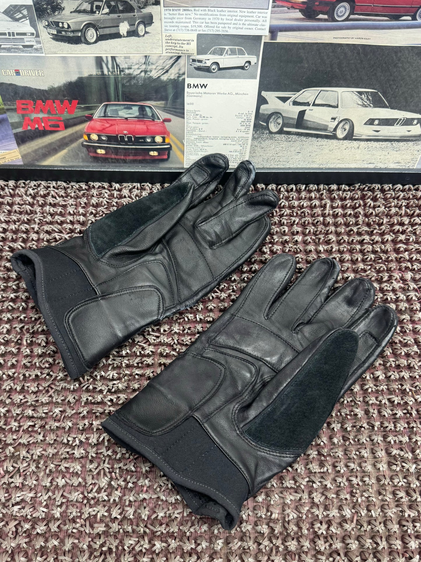 BMW Motorrad 2006 Leather Air Flow ll Gloves - Size 12