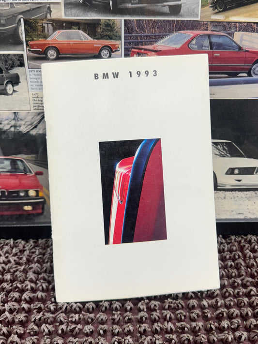 BMW 1993 Booklet