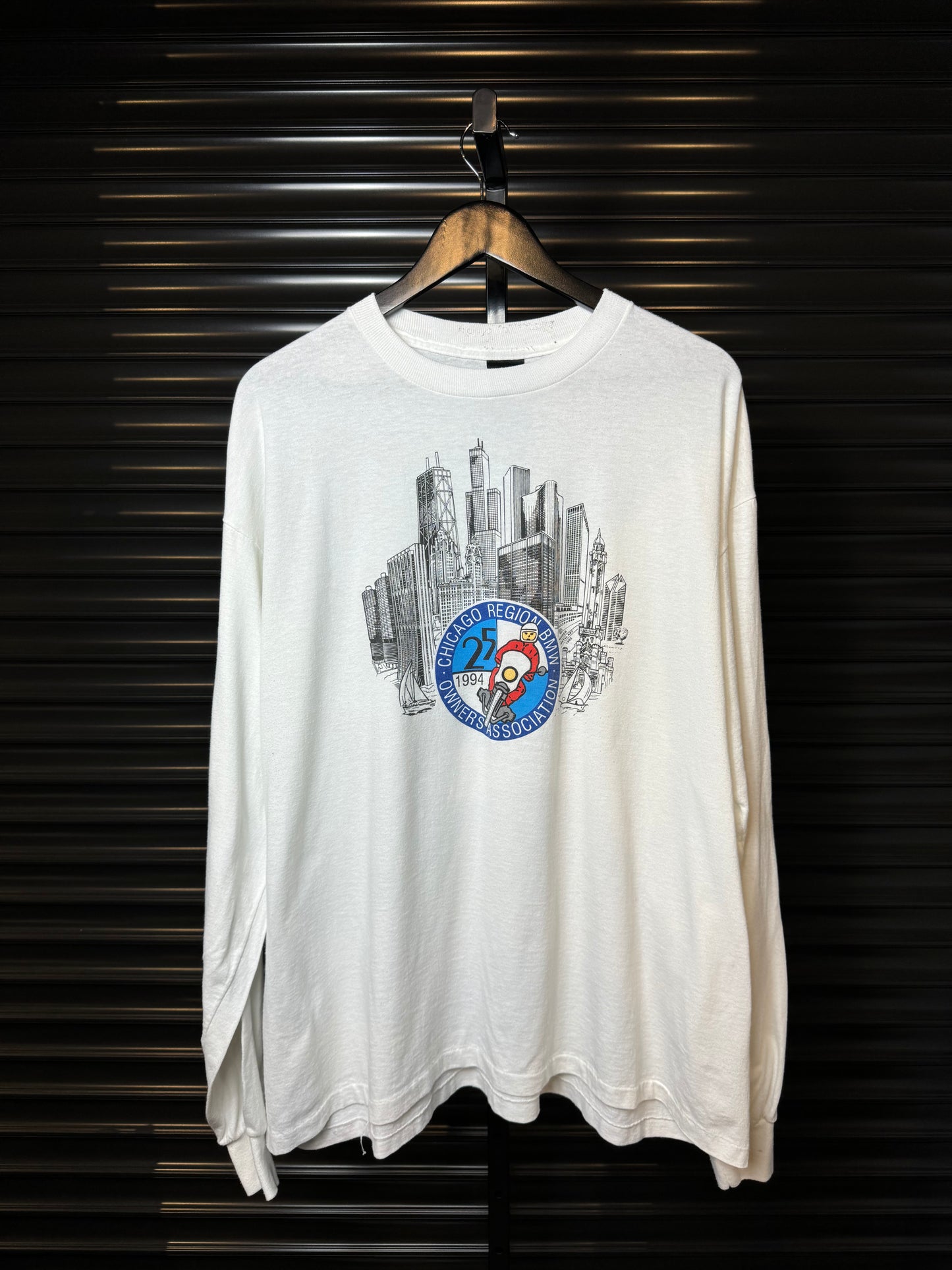 Vintage BMW Motorcycles Chicago 1994 Longsleeve Tee - 3XL