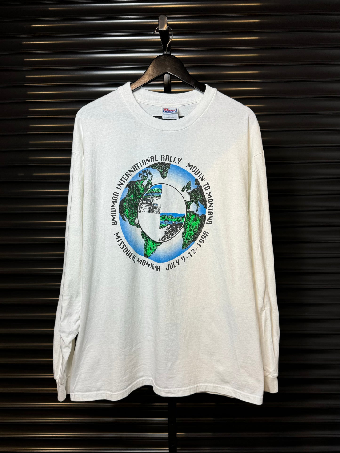 Vintage BMW MOA Montana 1998 Rally Longsleeve Tee - XL