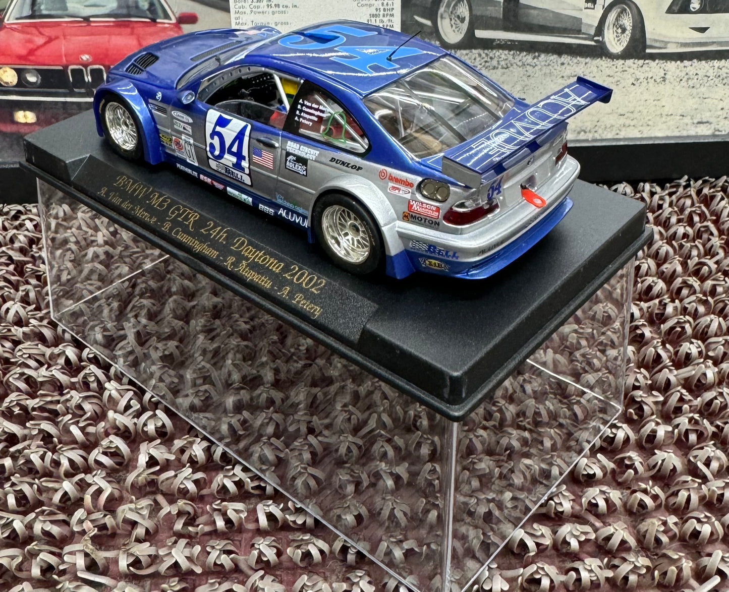 BMW E46 M3 GTR Daytona is 2002 1/32 Scale