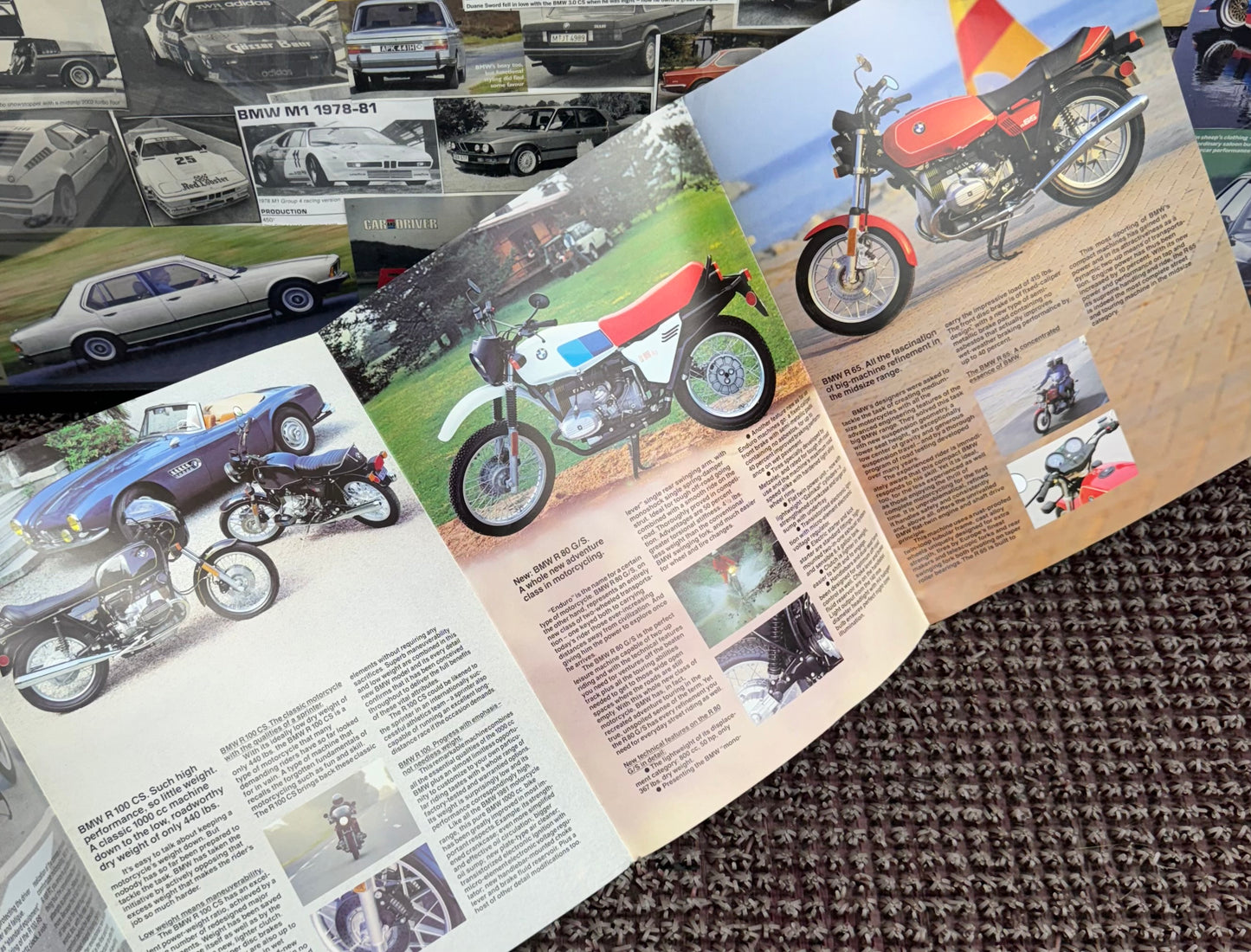 BMW Motorcycle Range 1981 Booklet