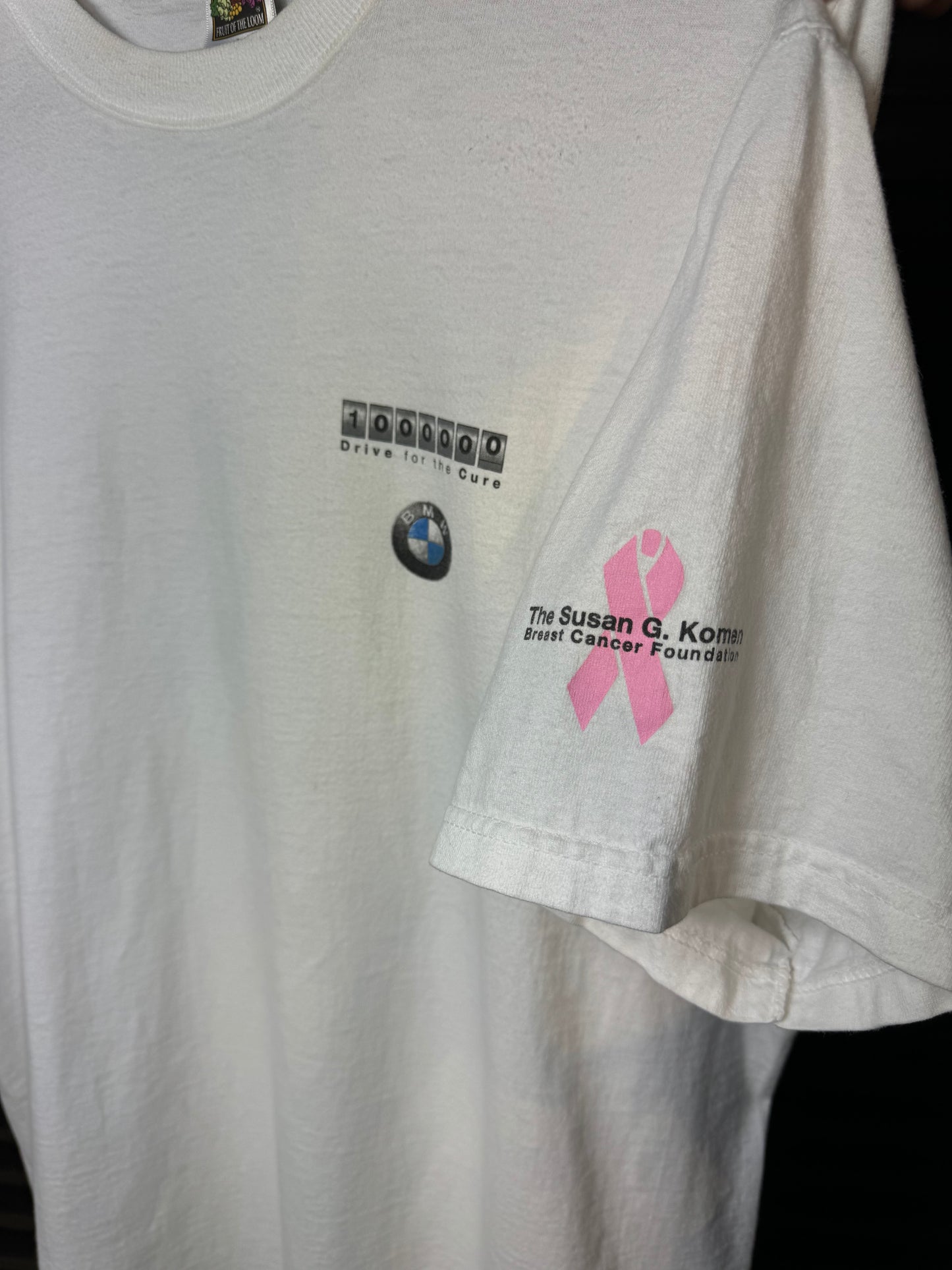 Vintage BMW Drive for the Cure Breast Cancer Tee - XL