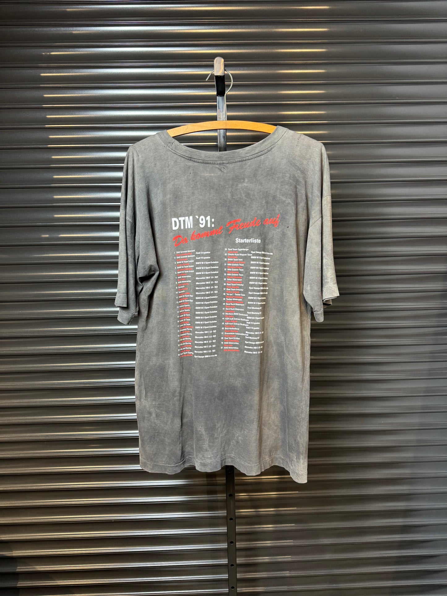 Vintage BMW 1991 DTM E30 M3 Racecars Tee - Medium