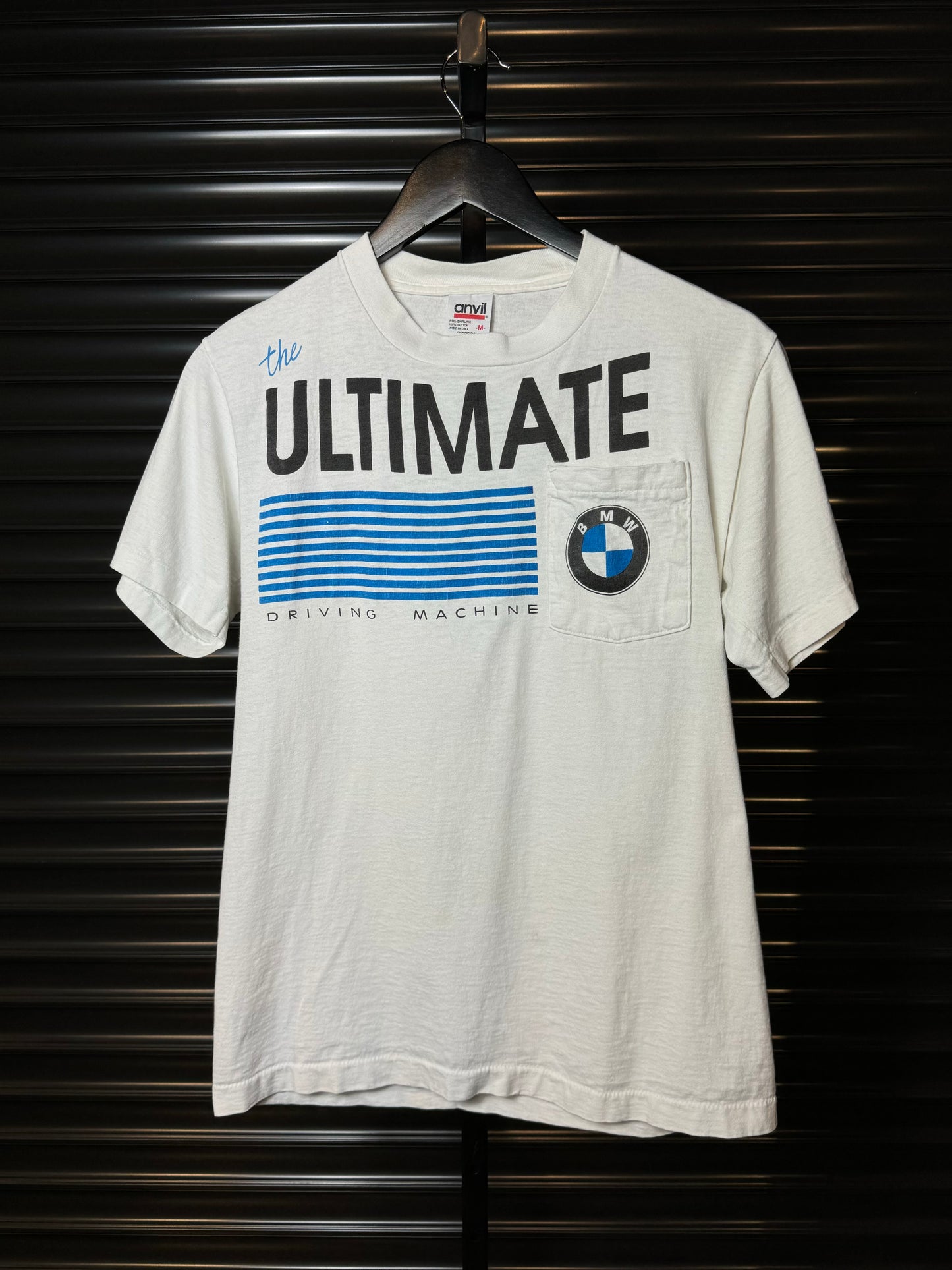 90’s BMW Ultimate Driving Machine Pocket Tee - Medium