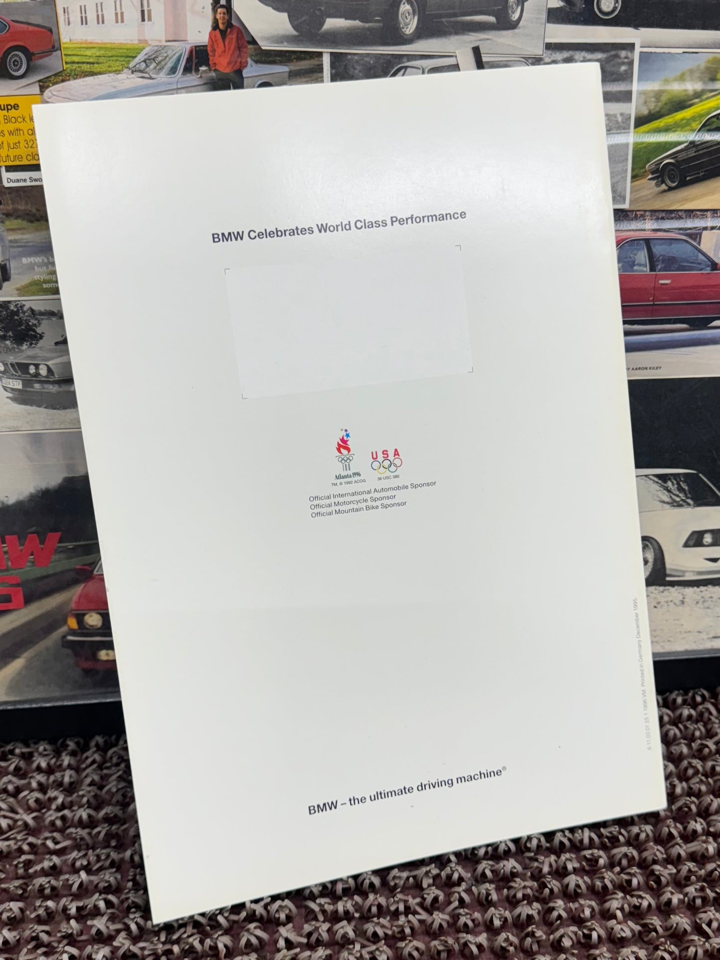 BMW E36 3-Series Convertibles #2 1995 Booklet