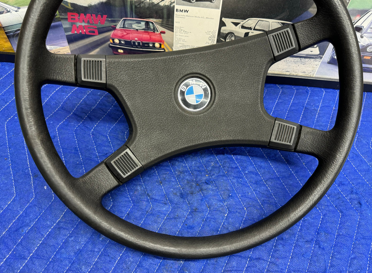 BMW E23 4-Spoke Steering Wheel