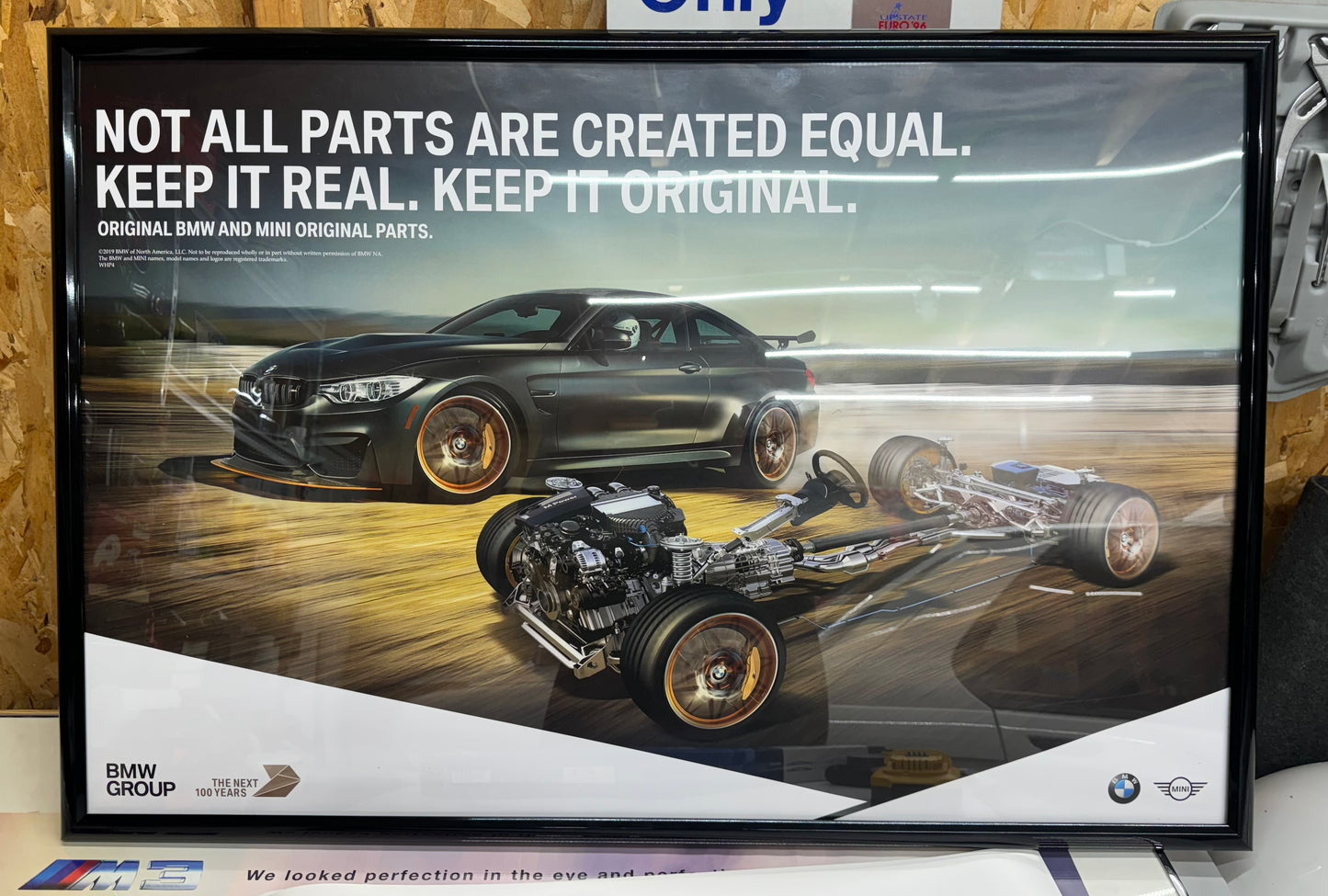 BMW F82 M4 GTS 2017 Dealer Poster #2 New - 24x36