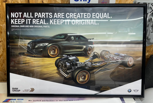 BMW F82 M4 GTS 2017 Dealer Poster #2 New - 24x36