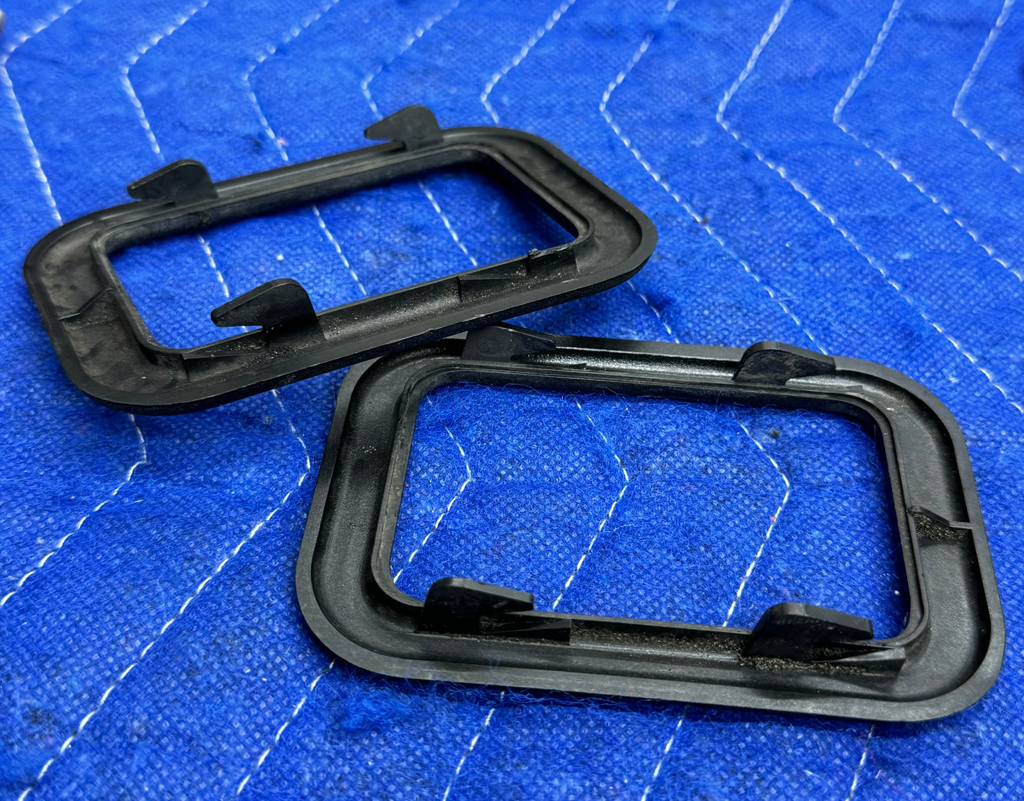 BMW Interior Door Handles + Black Covers Complete Set