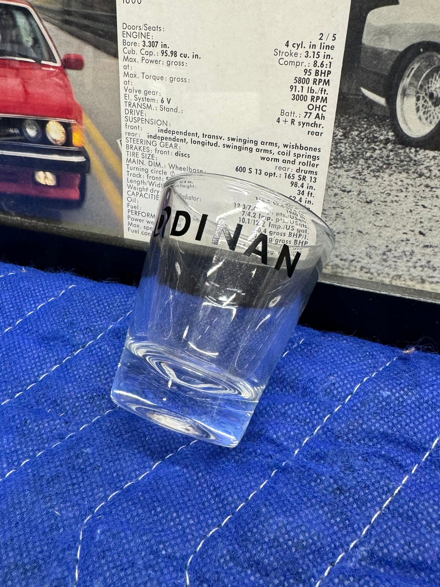 Dinan 2oz. Promotional Shot Glass