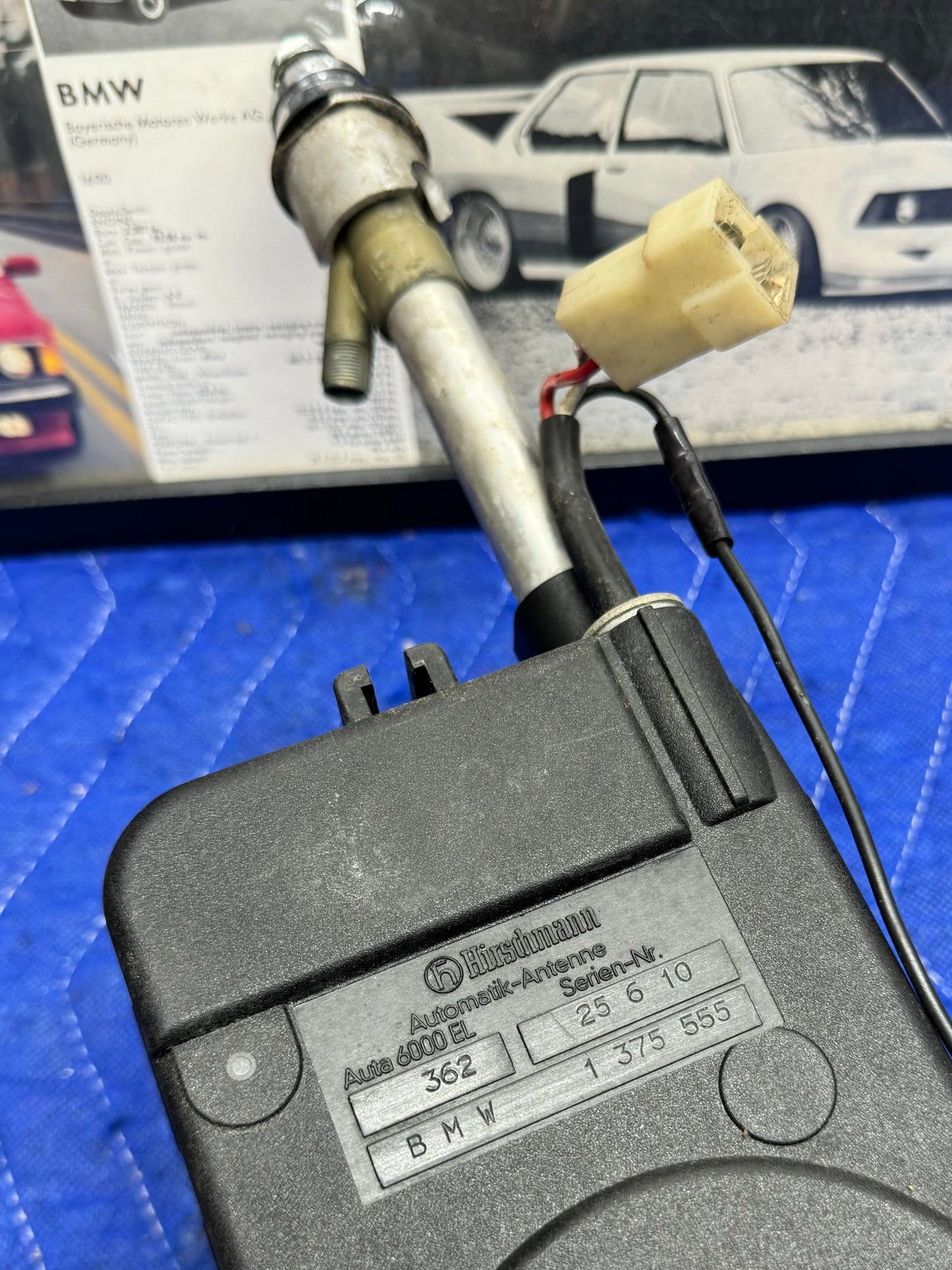 BMW Hirschmann Auta 6000EL Power Antenna - UNTESTED