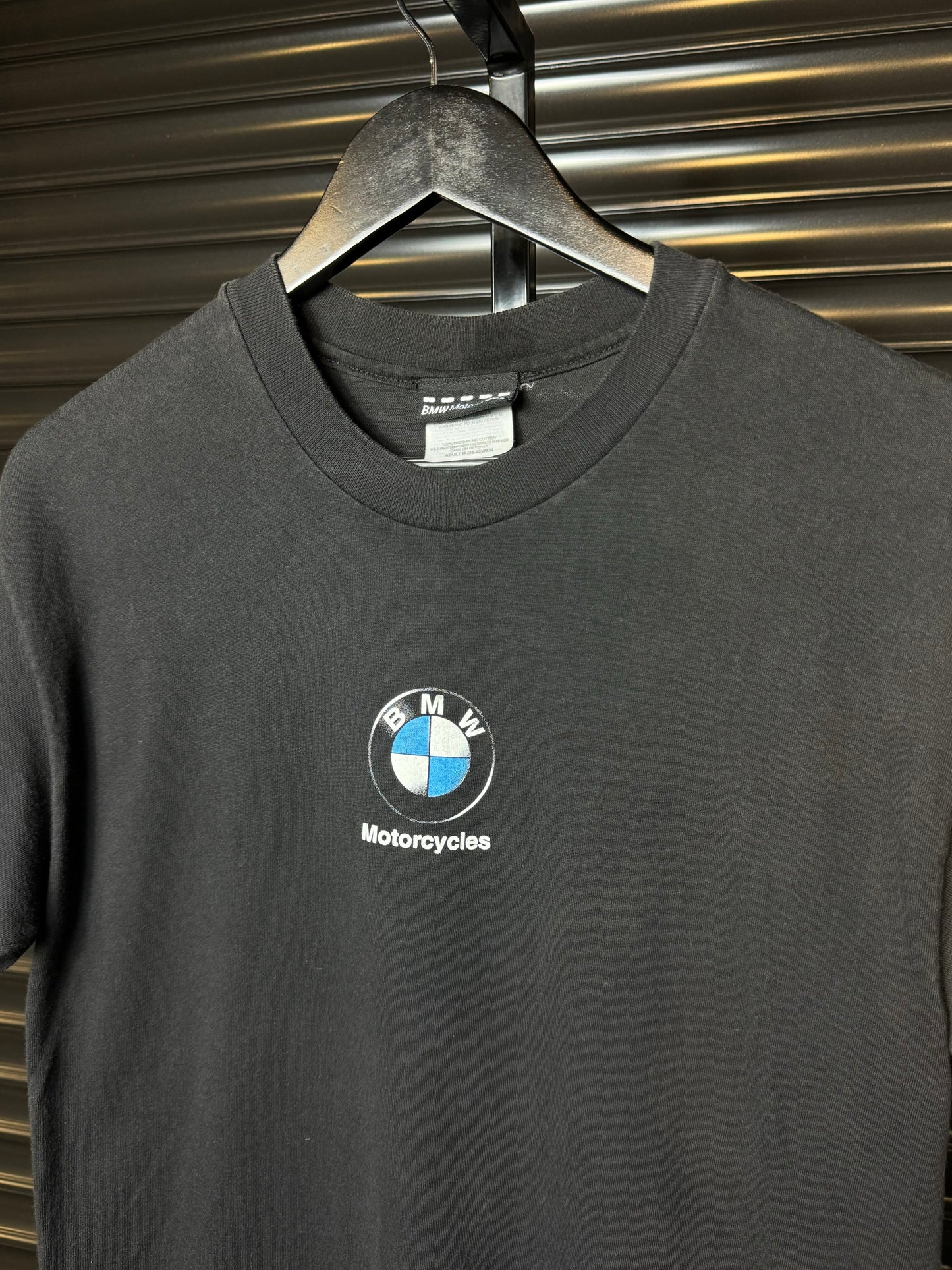 Vintage BMW Motorcycles Black Quote Tee - Medium