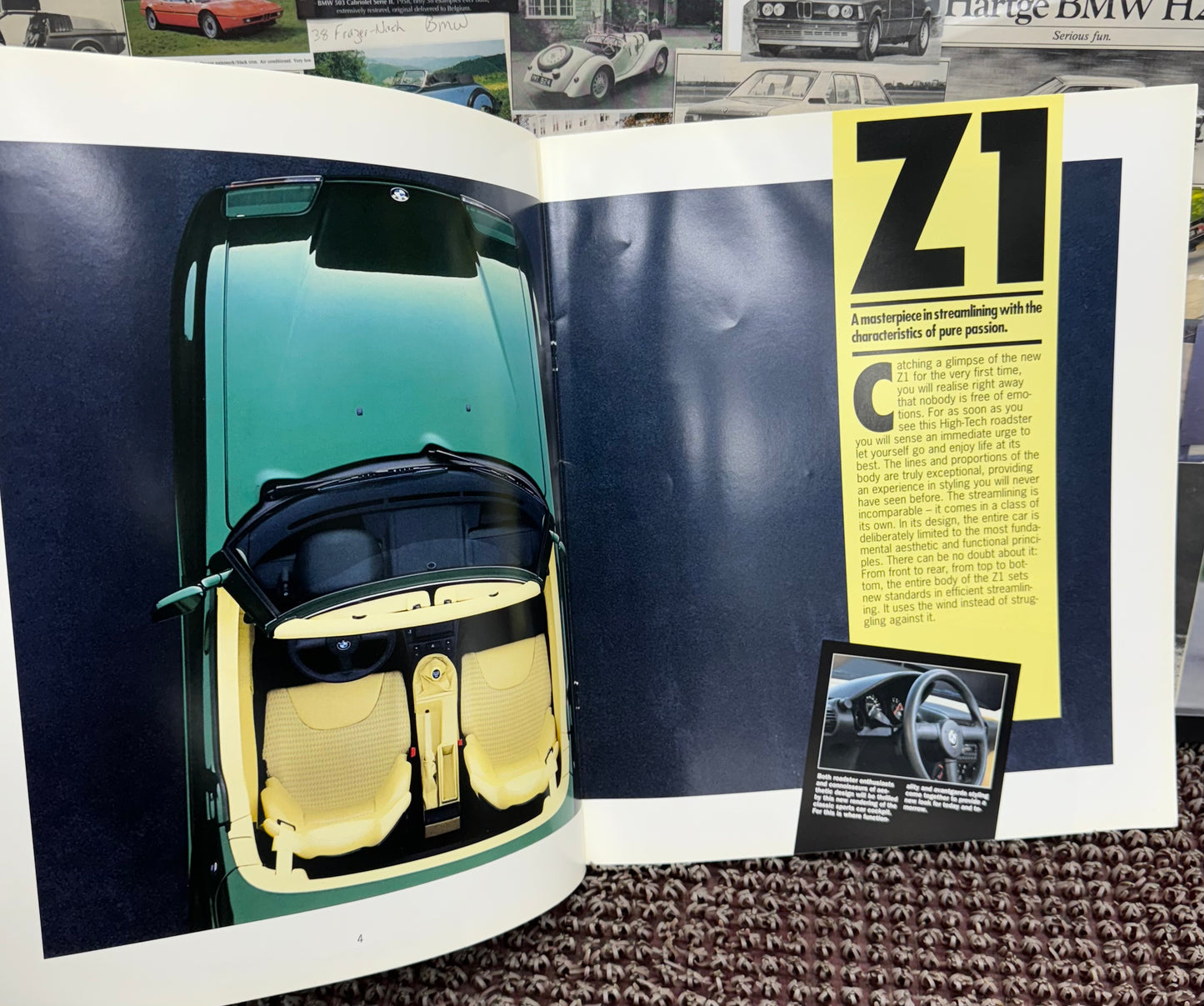 BMW Z1 1990 Booklet