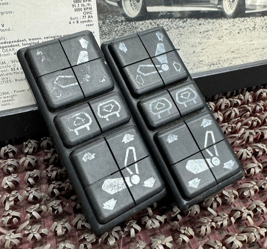 BMW Front Seat Adjust Control Switches Set of 2 - 308408314
