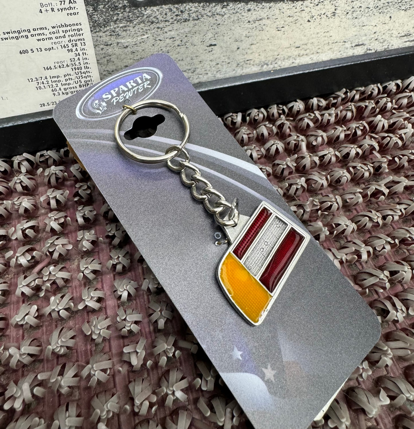 BMW E10 2002 Tailight CCA Foundation Keychain - New