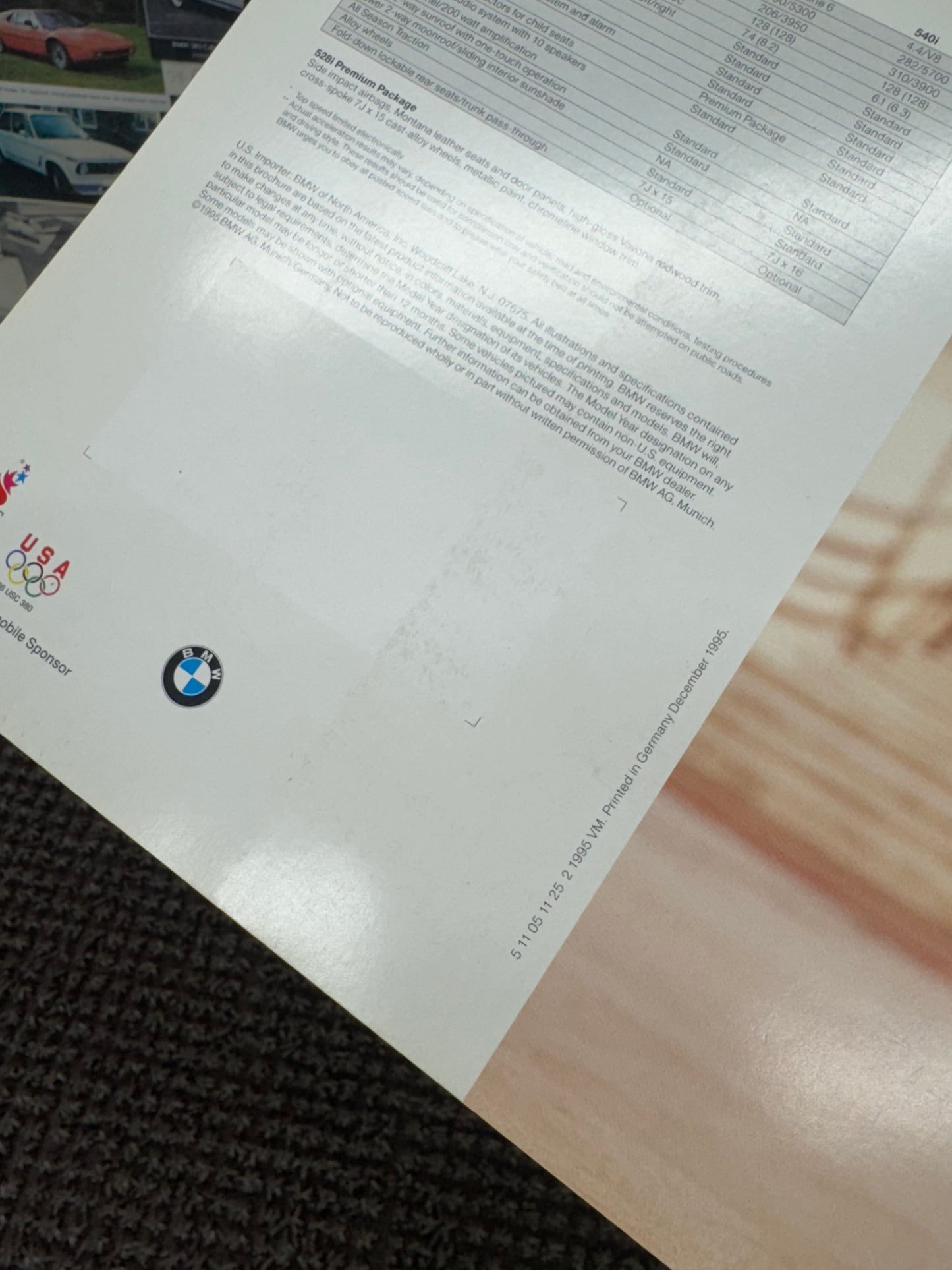 BMW E39 5-Series 1997 Booklet