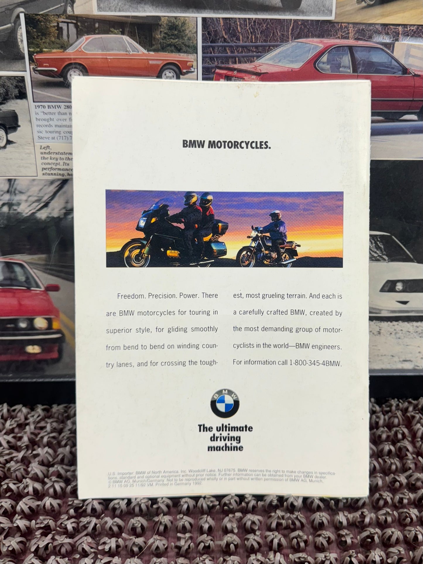 BMW 1993 Booklet