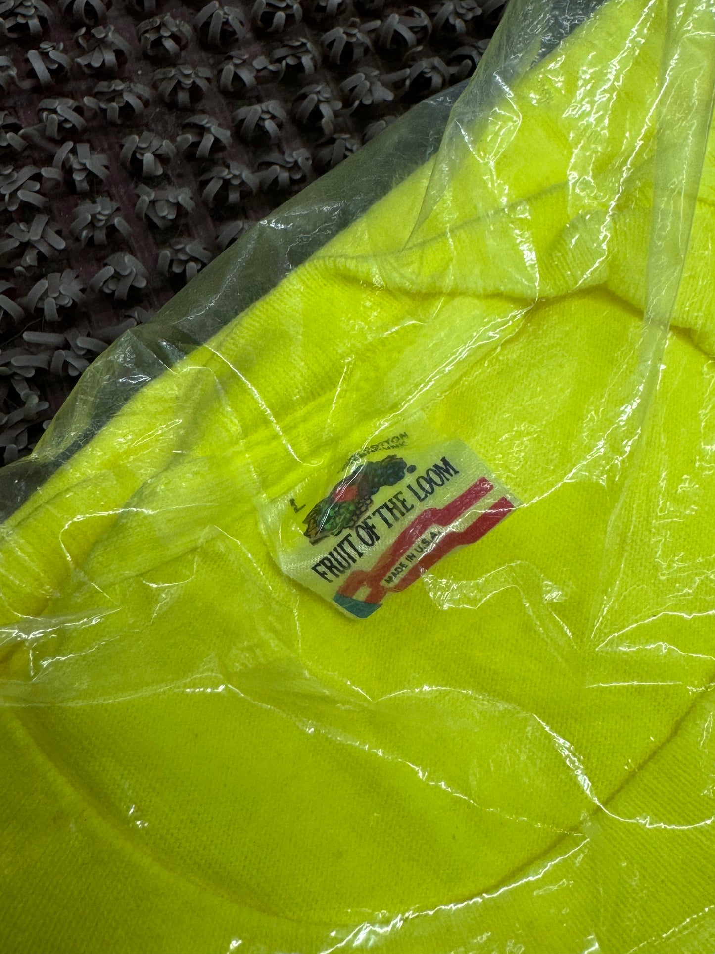 90’s BMW Classic Logo Yellow Tee NEW - Large