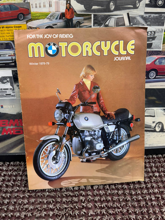 BMW Motorcycle Journal Winter 1978/79 Booklet