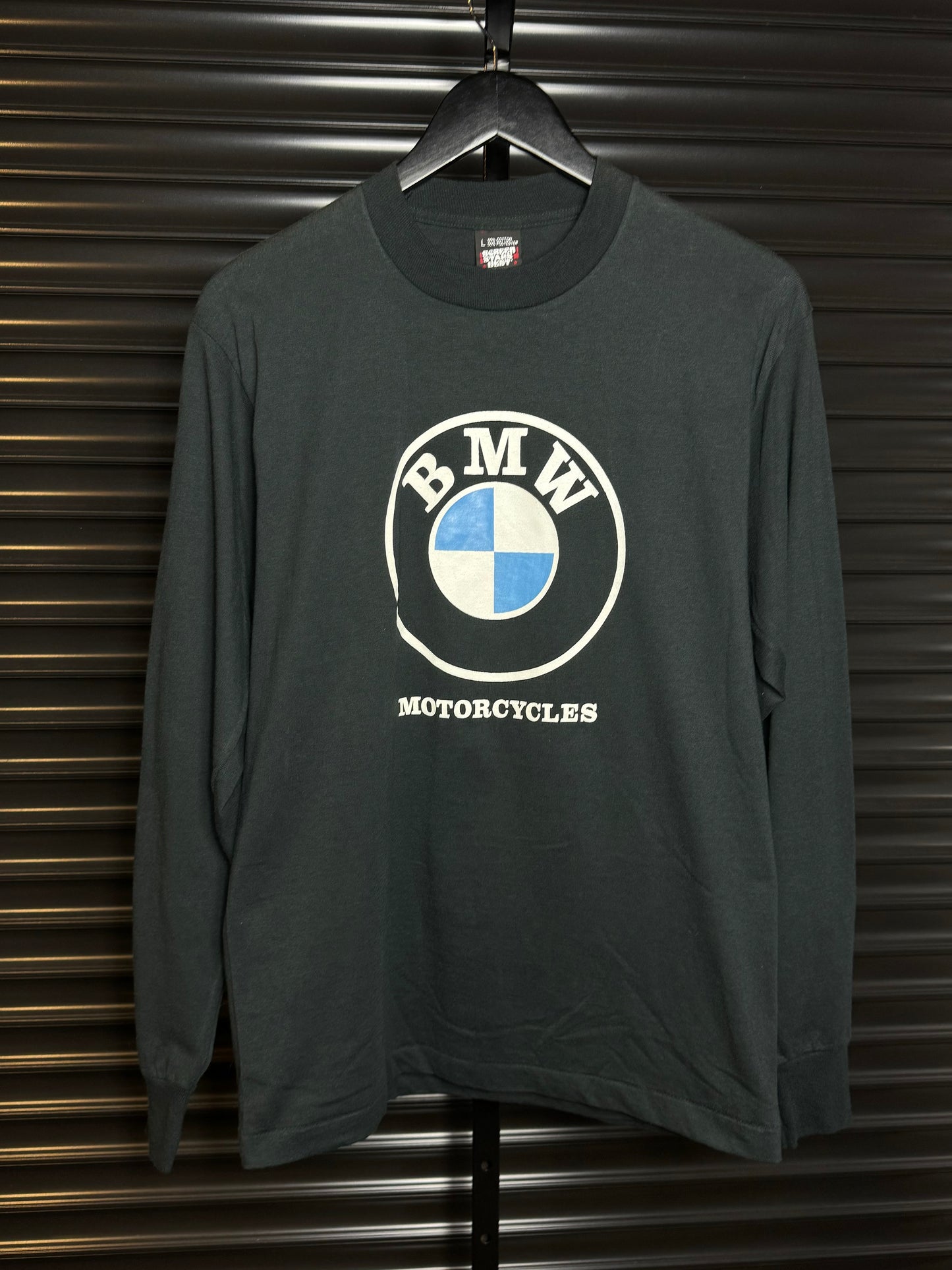 Vintage 90’s BMW Motorcycles Roundel Long-Sleeve Tee - Large