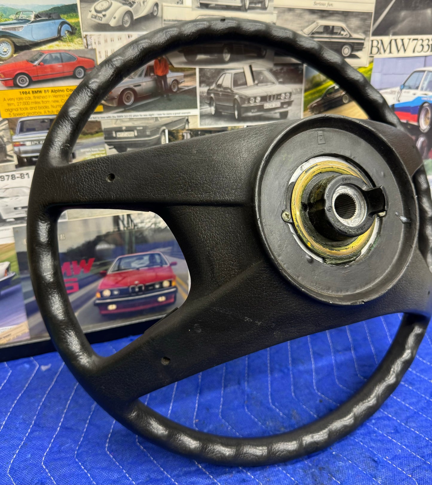 BMW E23 4-Spoke Steering Wheel