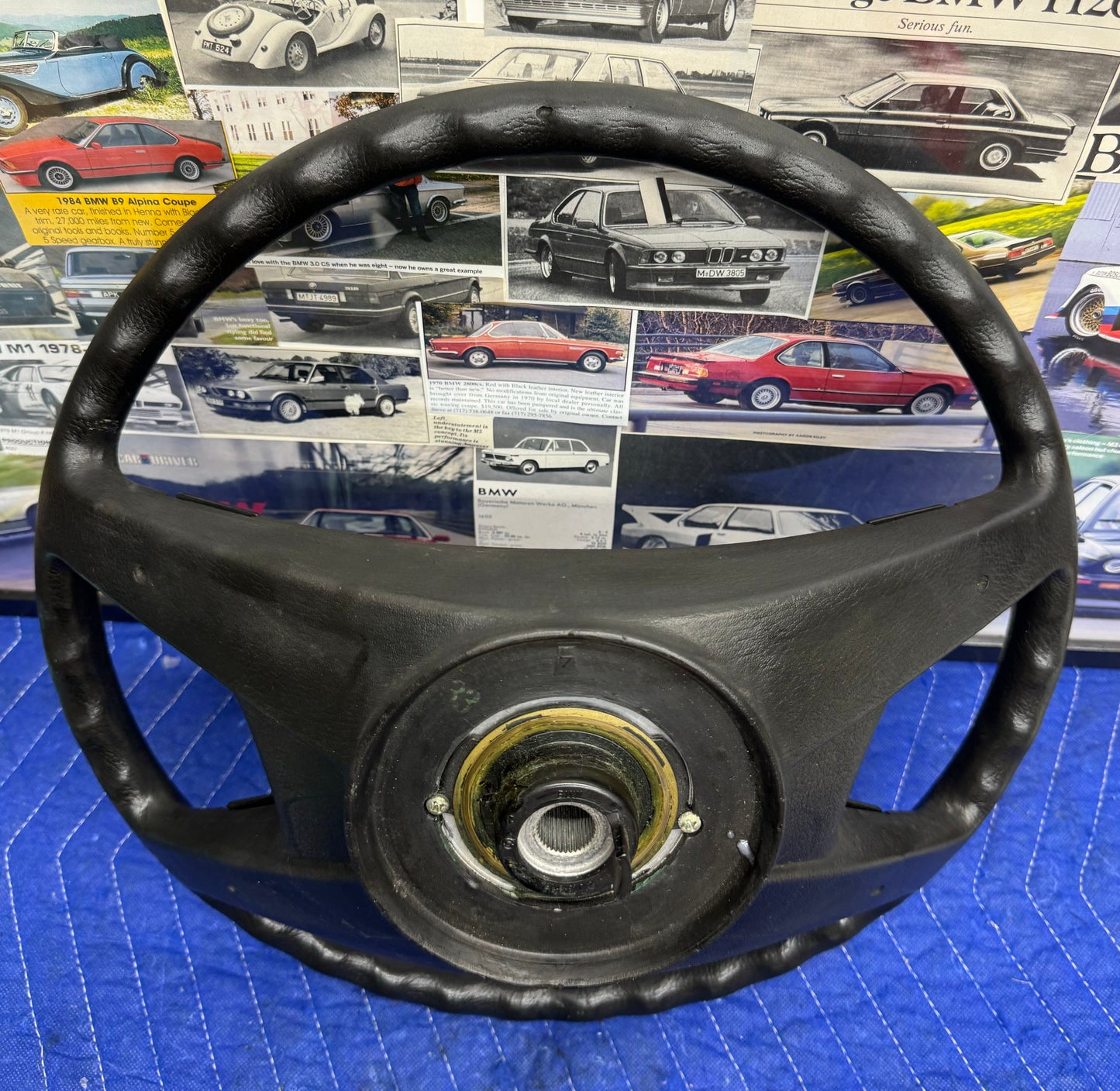 BMW E23 4-Spoke Steering Wheel