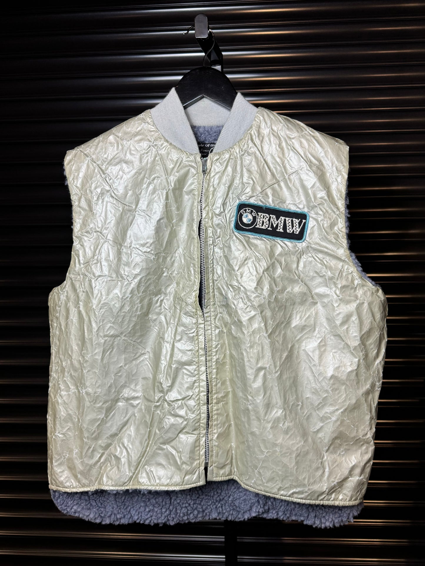 80’s BMW Sherpa Lined Logo Vest - XL