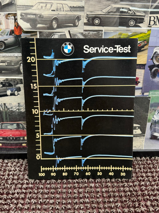 BMW 90s Service Test Booklet