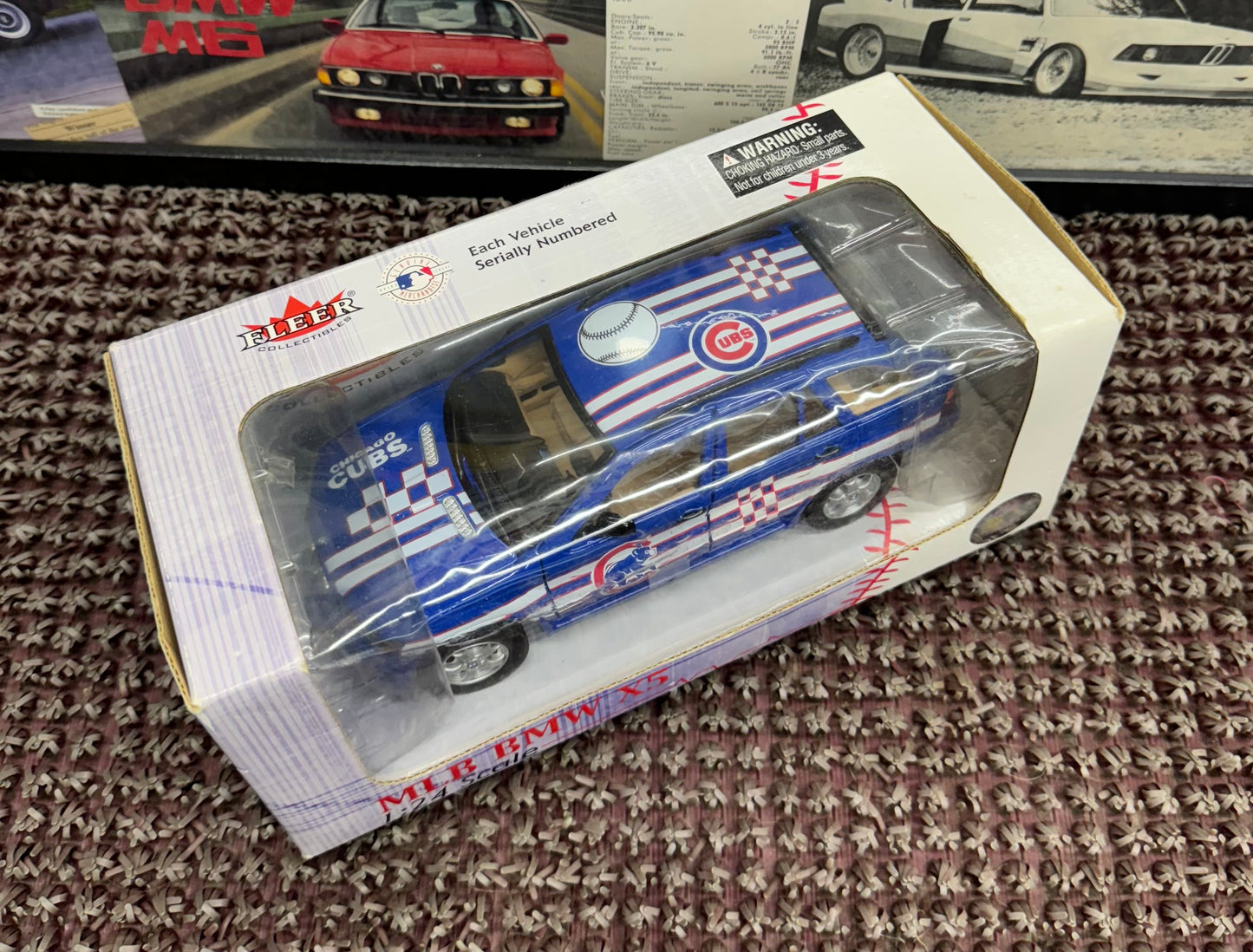 BMW E53 X5 MLB Chicago Cubs 1:24 Scale
