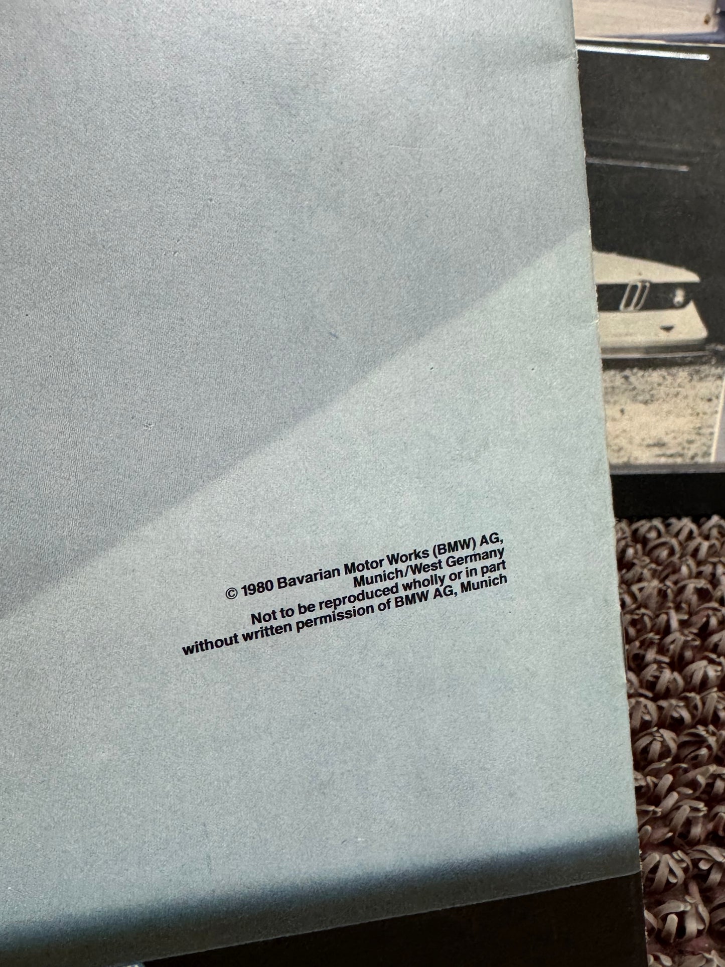 BMW “The Ultimate Driving Machine” 1980 Booklet