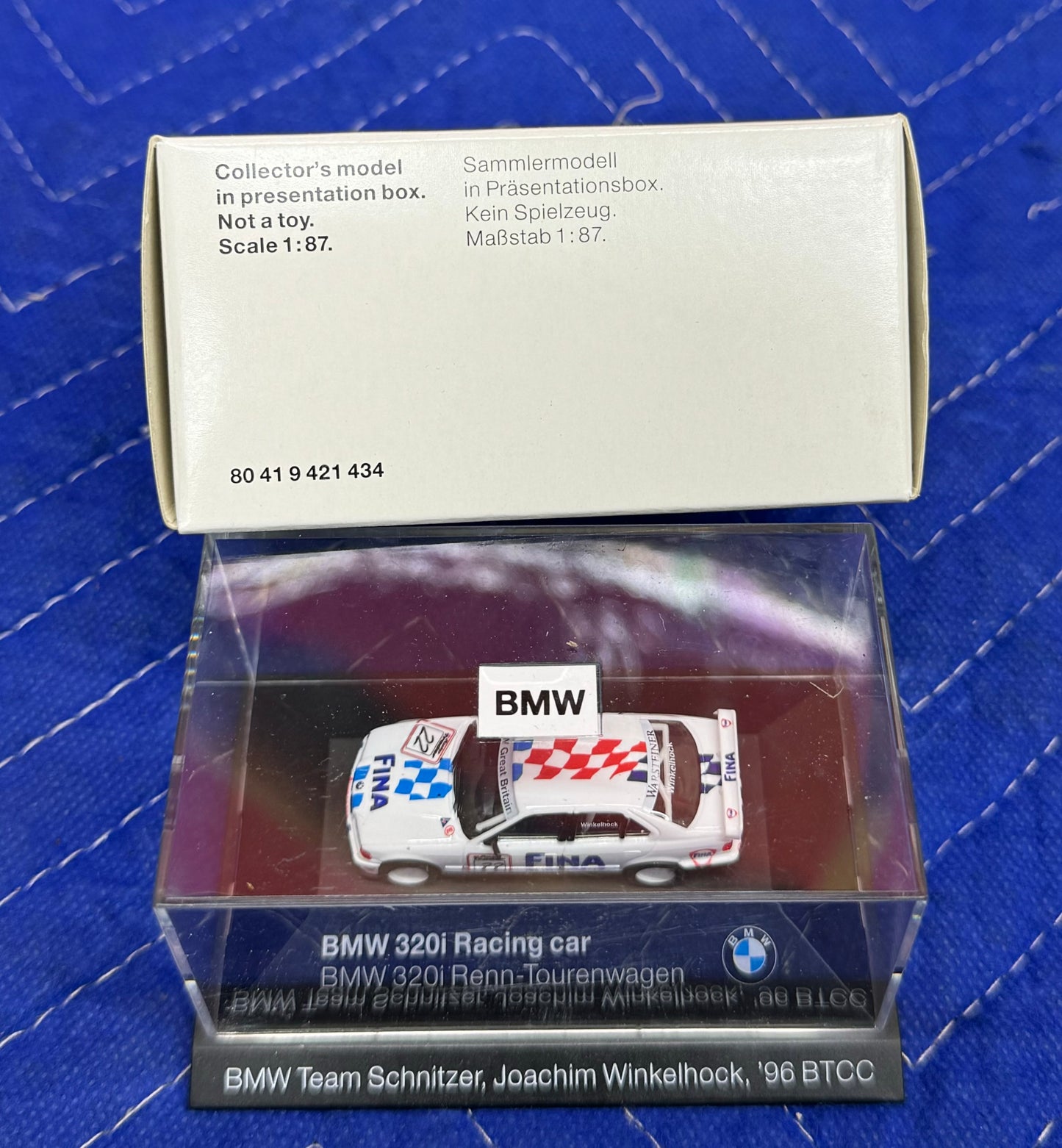BMW E36 320i Race Car Fina ‘96 BTCC 1:87 Scale