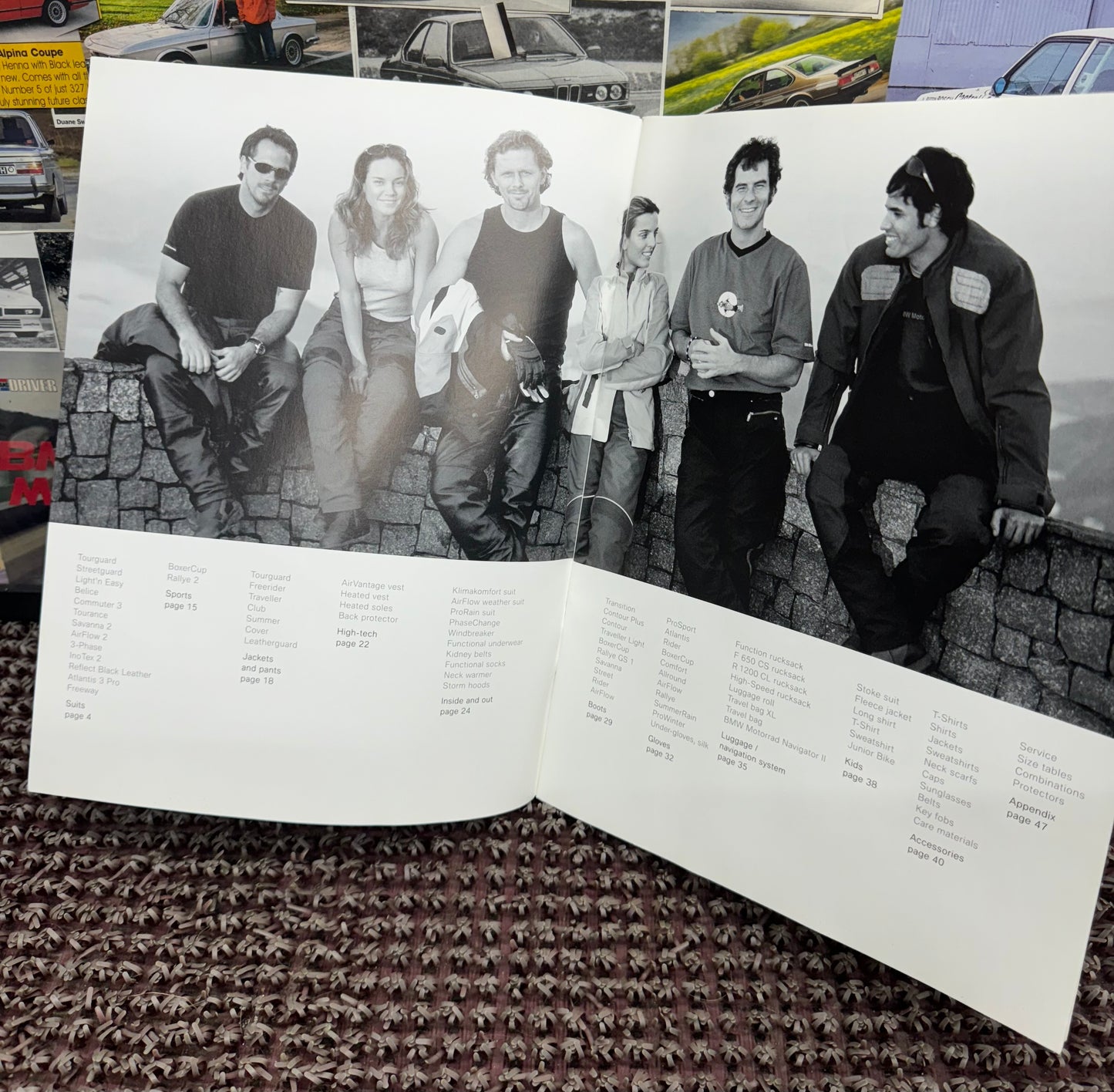 BMW Motorcycle Riders Apparel
2004 Catalog Booklet