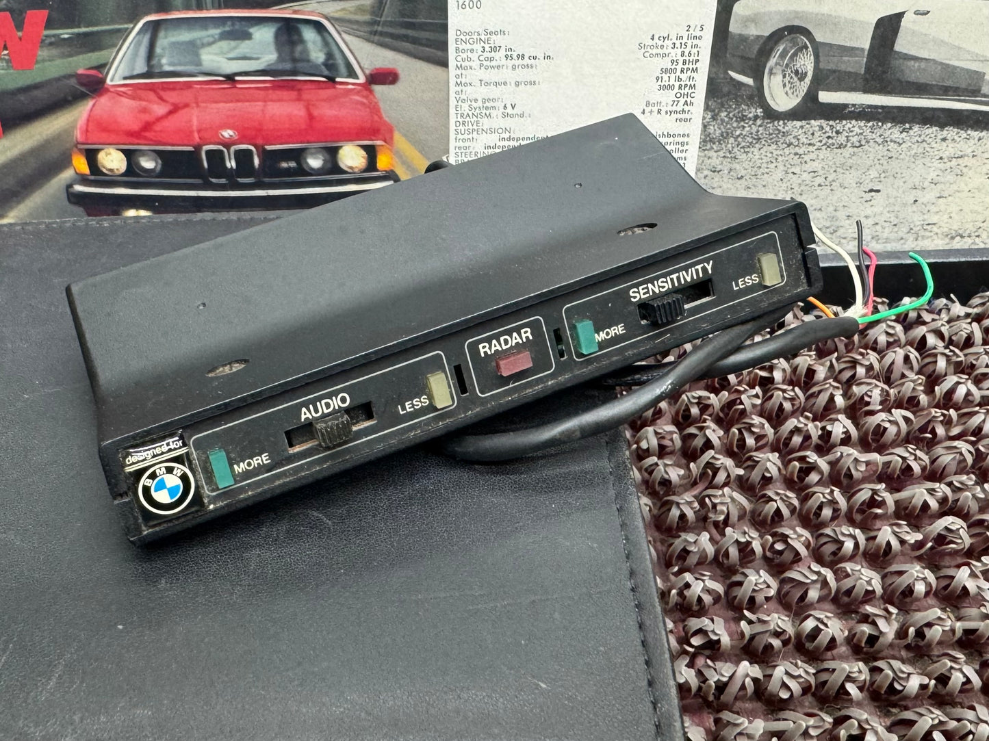 Vintage 80’s BMW K40 BW200 Radar Detector