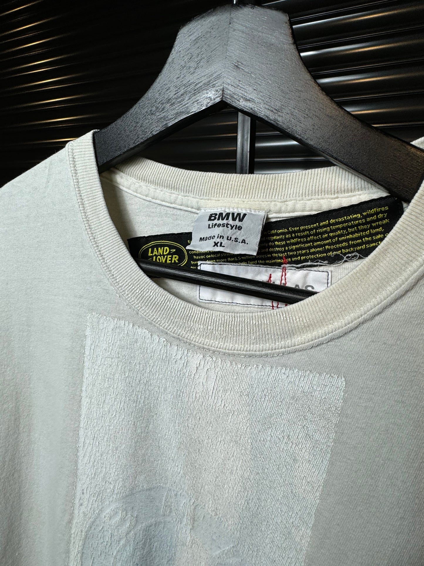 Vintage BMW Tonal Cream Art Tee - XL