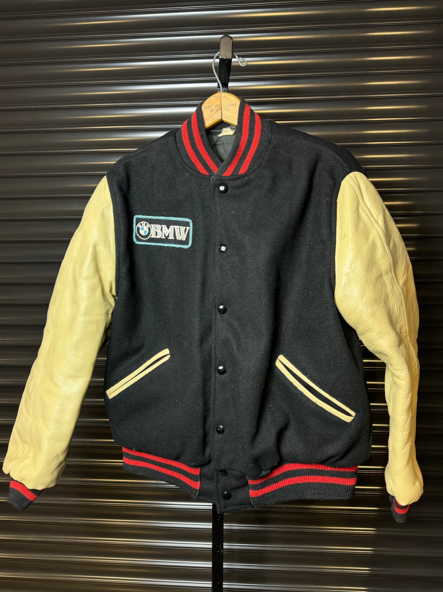 70’s BMW Logo Varsity Jacket - Large