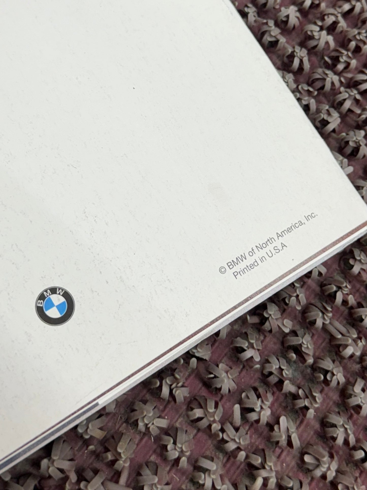 BMW E34 Fold Out Poster Brochure 1993