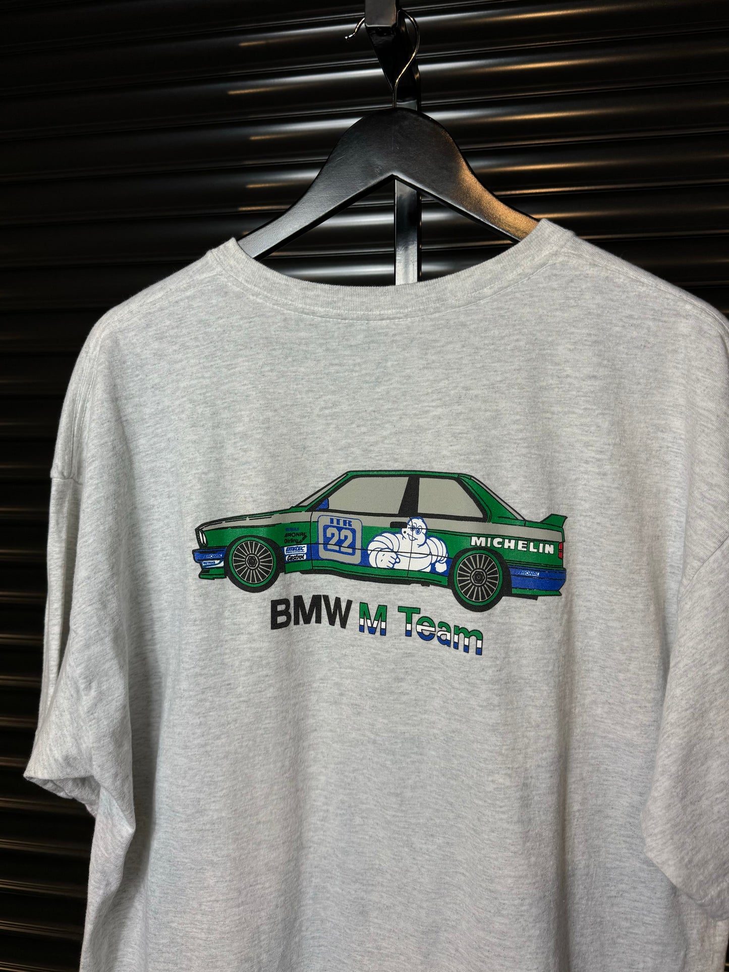 BMW E30 M3 DTM #22 Michelin Grey Tee - XL