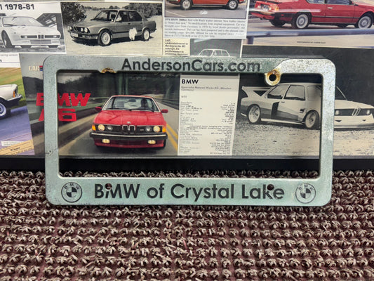 BMW of Crystal Lake License Plate Cover