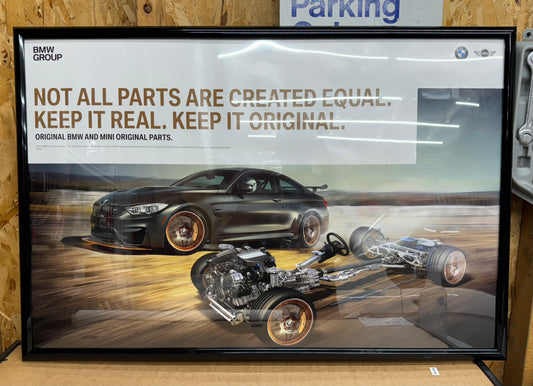 BMW F82 M4 GTS 2017 Dealer Poster #1 New - 24x36