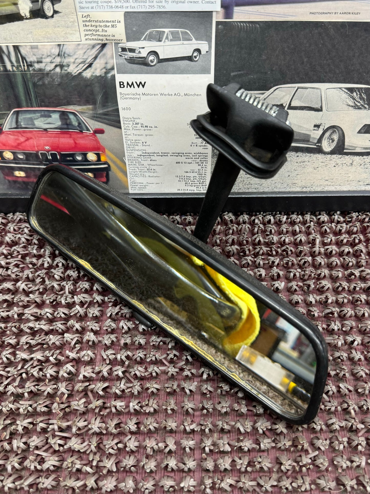 BMW E28 Interior Rearview Mirror