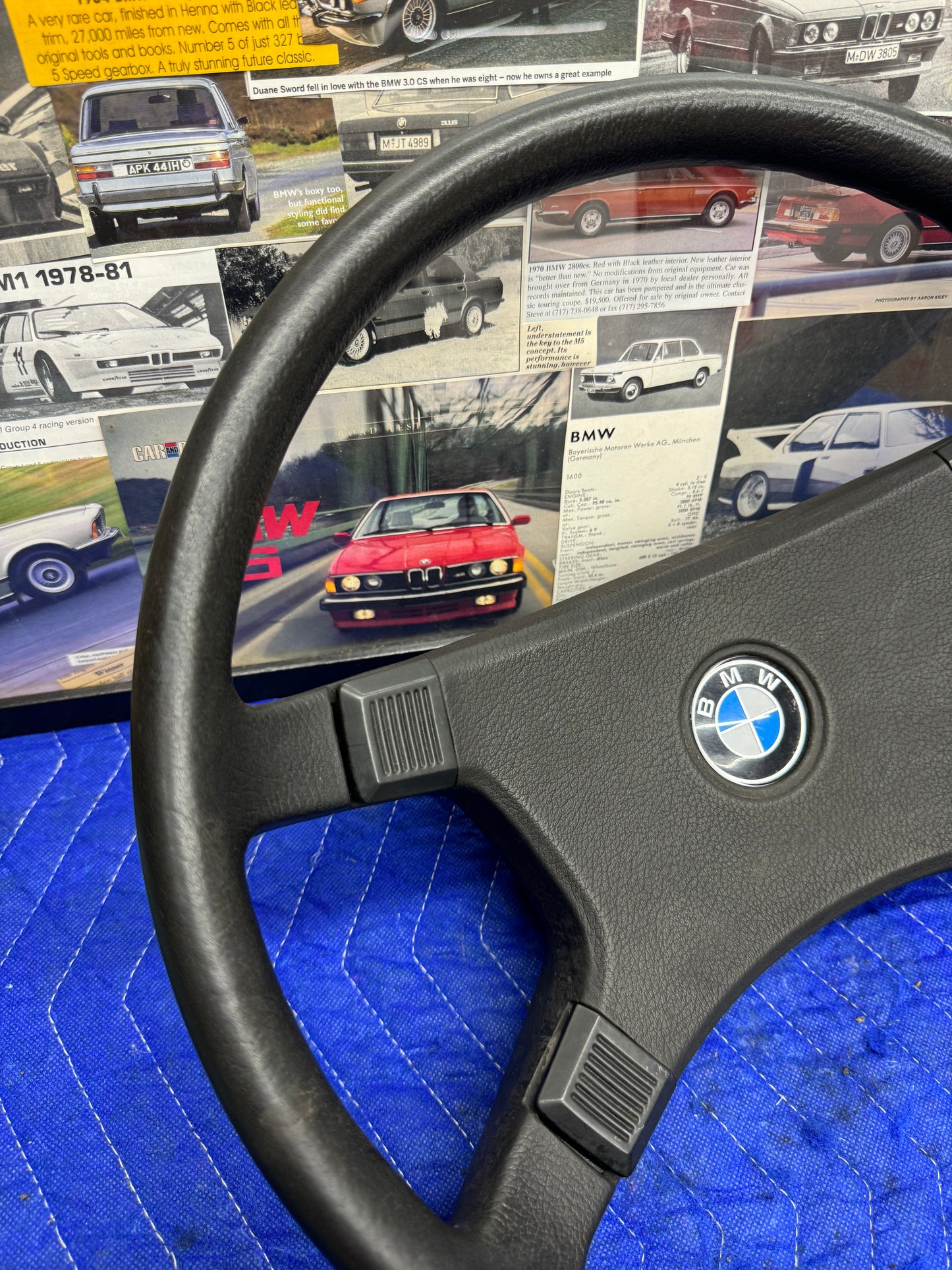 BMW E23 4-Spoke Steering Wheel