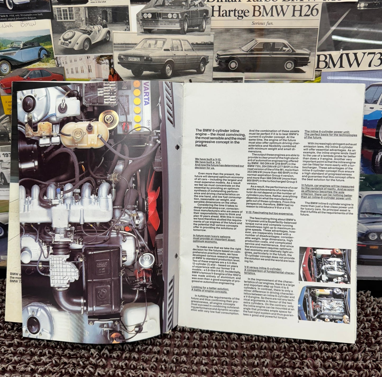 BMW E23 Euro 7-Series Booklet
